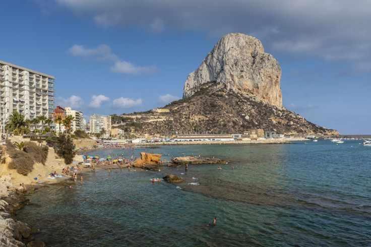 Apartment With Sea View Pool & Private Parking Calpe Esterno foto