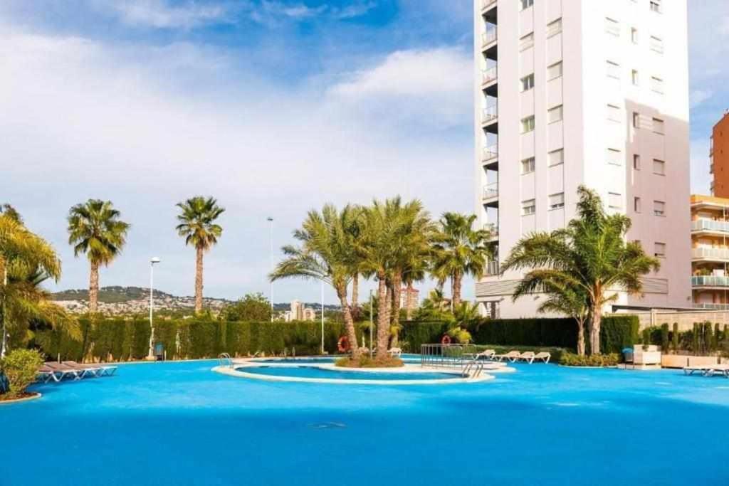 Apartment With Sea View Pool & Private Parking Calpe Esterno foto
