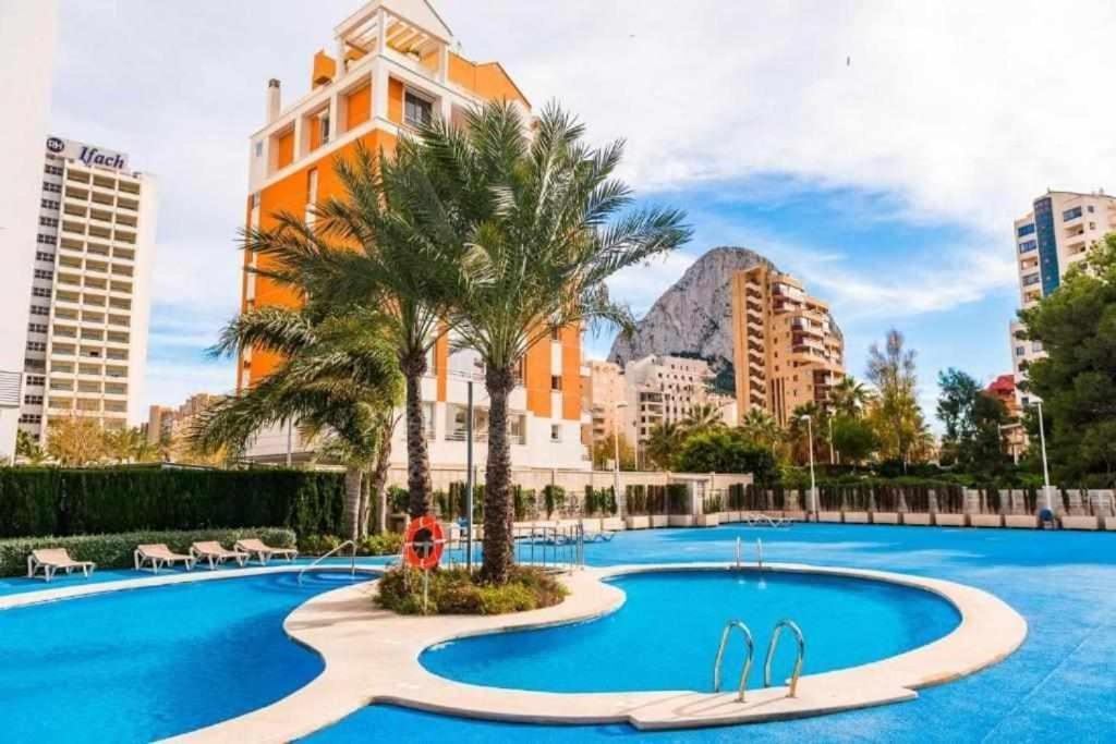 Apartment With Sea View Pool & Private Parking Calpe Esterno foto